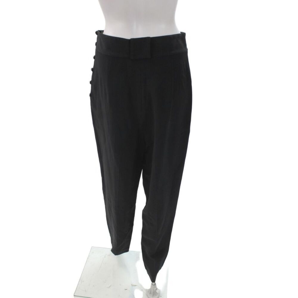 3.1 Phillip Lim Womens Dress Pants Black Solid Button Size 6 - Picture 4 of 6
